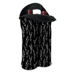 Lavender Flowers Pattern Print Double Neoprene Wine Tote