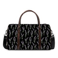 Lavender Flowers Pattern Print Duffel Bag