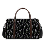 Lavender Flowers Pattern Print Duffle Bag