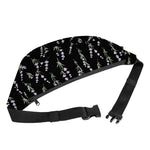 Lavender Flowers Pattern Print Fanny Pack