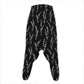 Lavender Flowers Pattern Print Hammer Pants