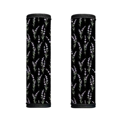 Lavender Flowers Pattern Print Handle Covers