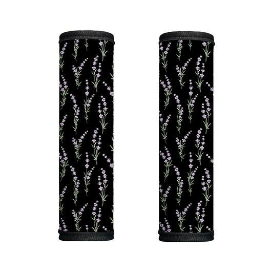 Lavender Flowers Pattern Print Handle Covers