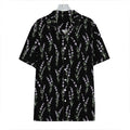 Lavender Flowers Pattern Print Hawaiian Shirt