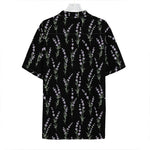 Lavender Flowers Pattern Print Hawaiian Shirt