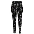 Lavender Flowers Pattern Print High-Waisted Pocket Leggings