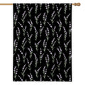 Lavender Flowers Pattern Print House Flag
