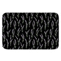 Lavender Flowers Pattern Print Indoor Door Mat