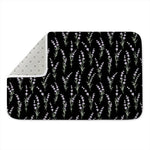 Lavender Flowers Pattern Print Indoor Door Mat