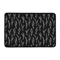 Lavender Flowers Pattern Print Kitchen Mat