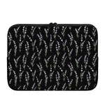 Lavender Flowers Pattern Print Laptop Sleeve