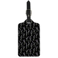 Lavender Flowers Pattern Print Luggage Tag