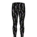 Lavender Flowers Pattern Print Men's Leggings