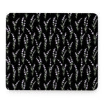 Lavender Flowers Pattern Print Mouse Pad