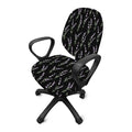 Lavender Flowers Pattern Print Office Chair Cover