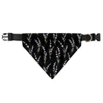 Lavender Flowers Pattern Print Over The Collar Dog Bandana