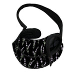 Lavender Flowers Pattern Print Pet Sling Carrier