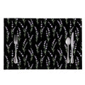 Lavender Flowers Pattern Print Placemat