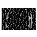 Lavender Flowers Pattern Print Placemat