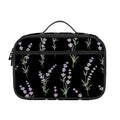 Lavender Flowers Pattern Print Portable Lunch Bag