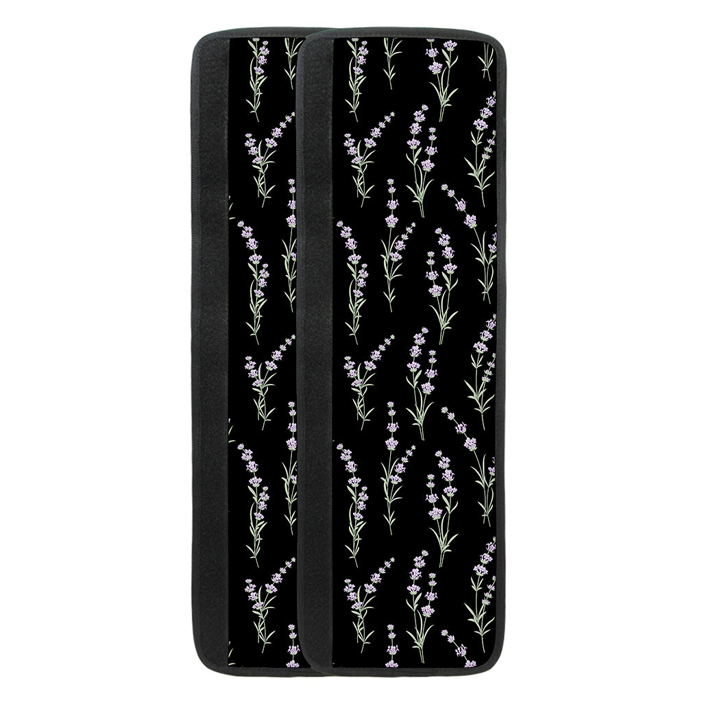 Lavender Flowers Pattern Print Refrigerator Handle Covers