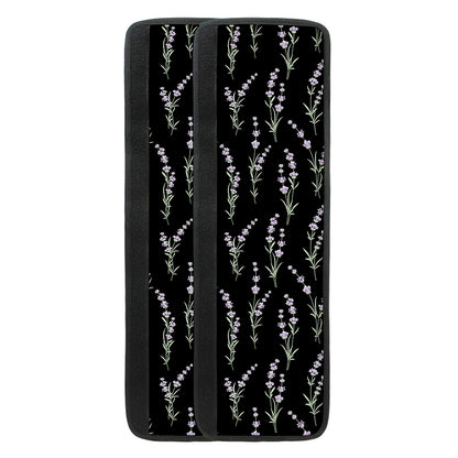 Lavender Flowers Pattern Print Refrigerator Handle Covers