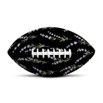 Lavender Flowers Pattern Print Rugby Ball