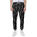 Lavender Flowers Pattern Print Joggers