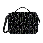 Lavender Flowers Pattern Print Shoulder Strap Bible Bag