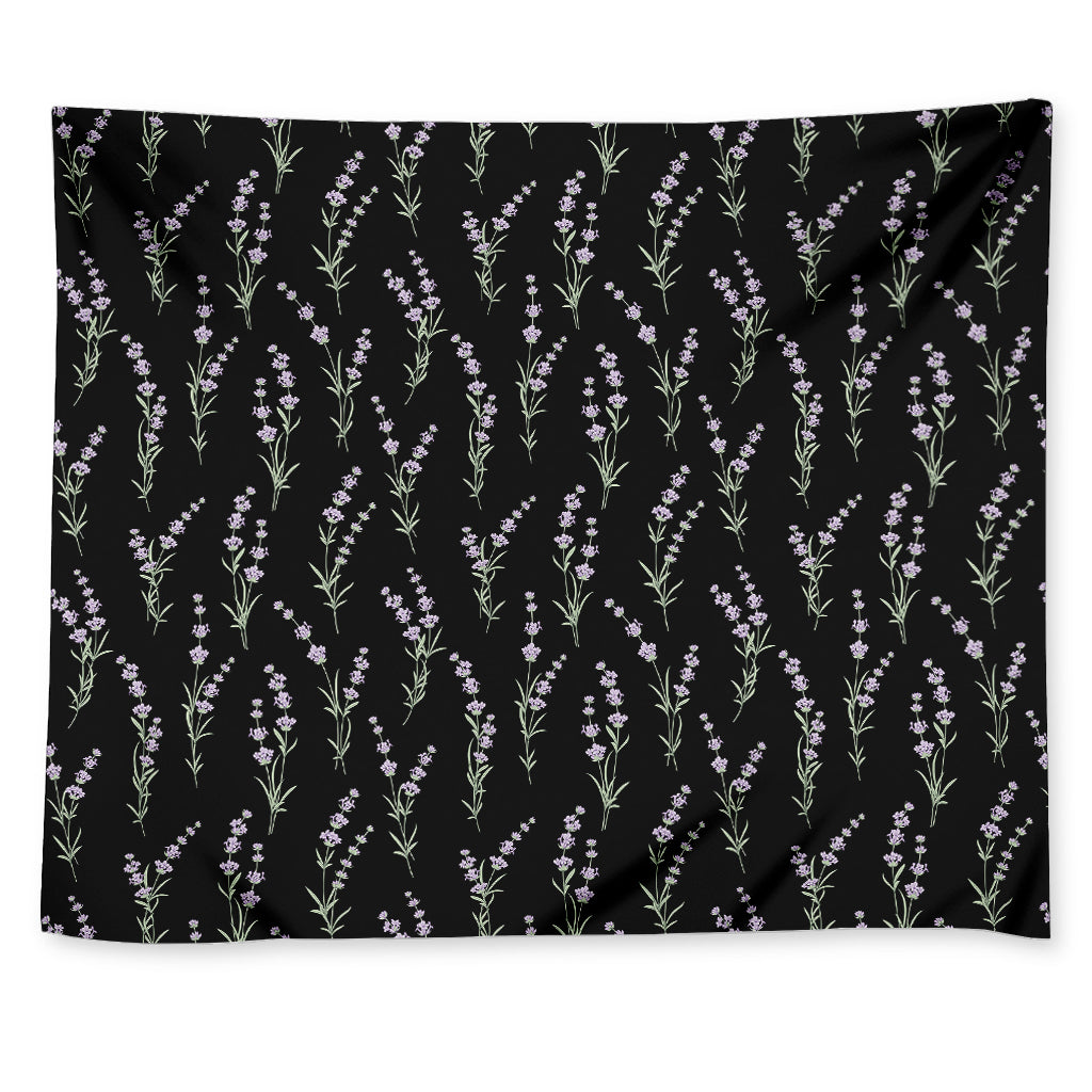 Lavender Flowers Pattern Print Tapestry