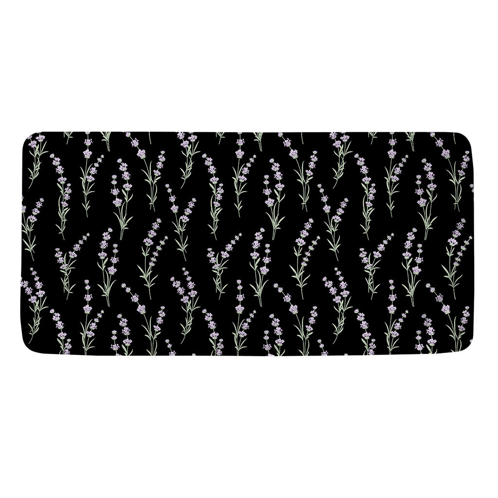 Lavender Flowers Pattern Print Towel
