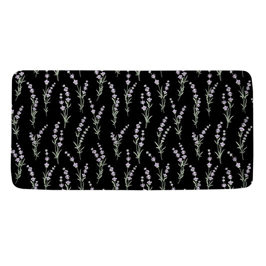 Lavender Flowers Pattern Print Towel