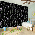 Lavender Flowers Pattern Print Wall Sticker