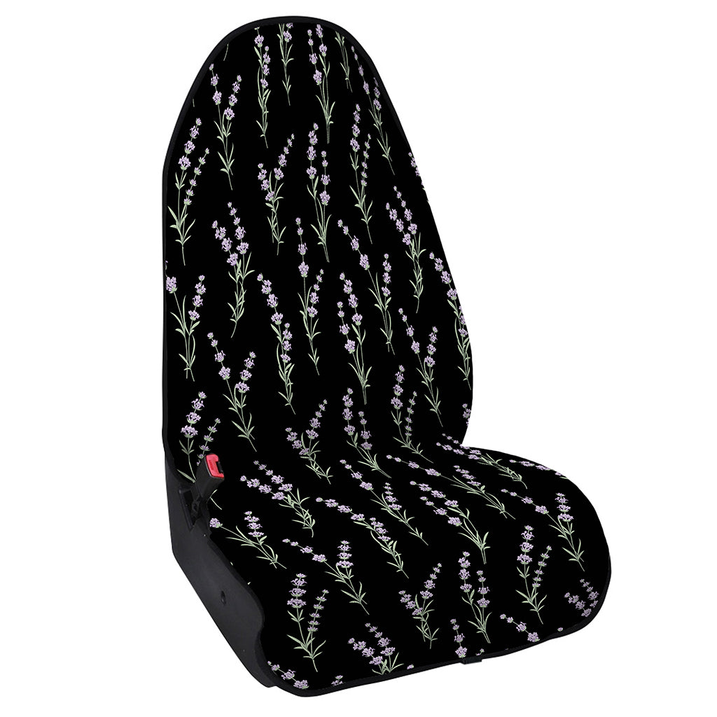 Lavender Flowers Pattern Print Waterproof Car Seat Cover