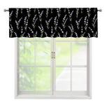 Lavender Flowers Pattern Print Window Valance