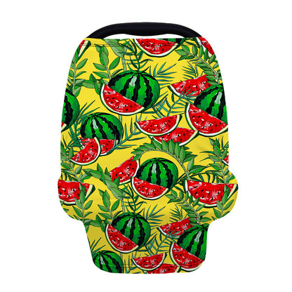 Leaf Watermelon Pieces Pattern Print Baby Seat Cover