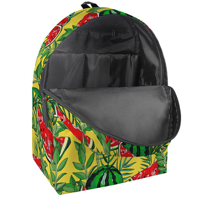 Leaf Watermelon Pieces Pattern Print Backpack