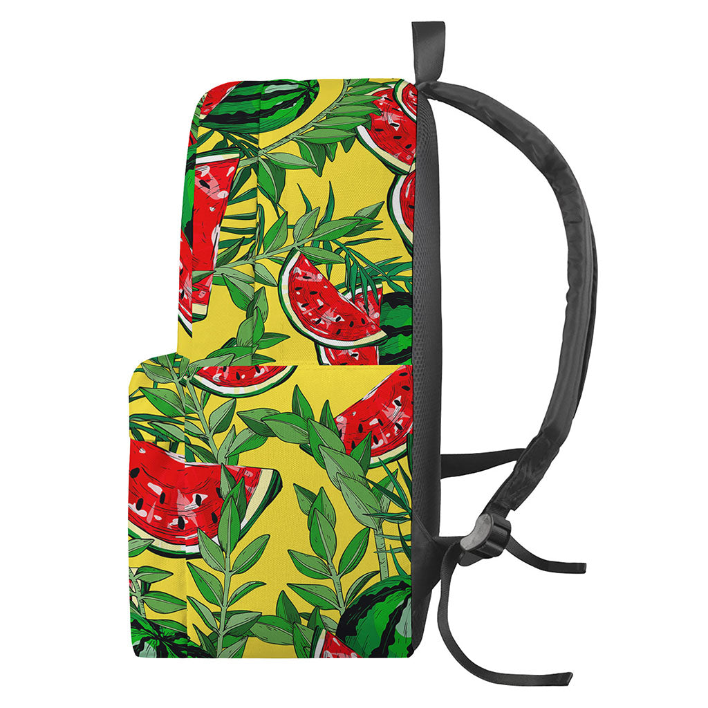 Leaf Watermelon Pieces Pattern Print Backpack