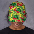 Leaf Watermelon Pieces Pattern Print Baseball Cap