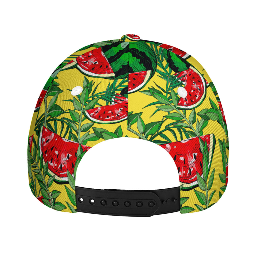 Leaf Watermelon Pieces Pattern Print Baseball Cap