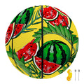 Leaf Watermelon Pieces Pattern Print Basketball