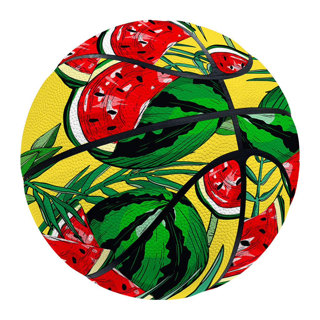 Leaf Watermelon Pieces Pattern Print Basketball