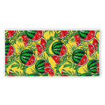 Leaf Watermelon Pieces Pattern Print Beach Towel