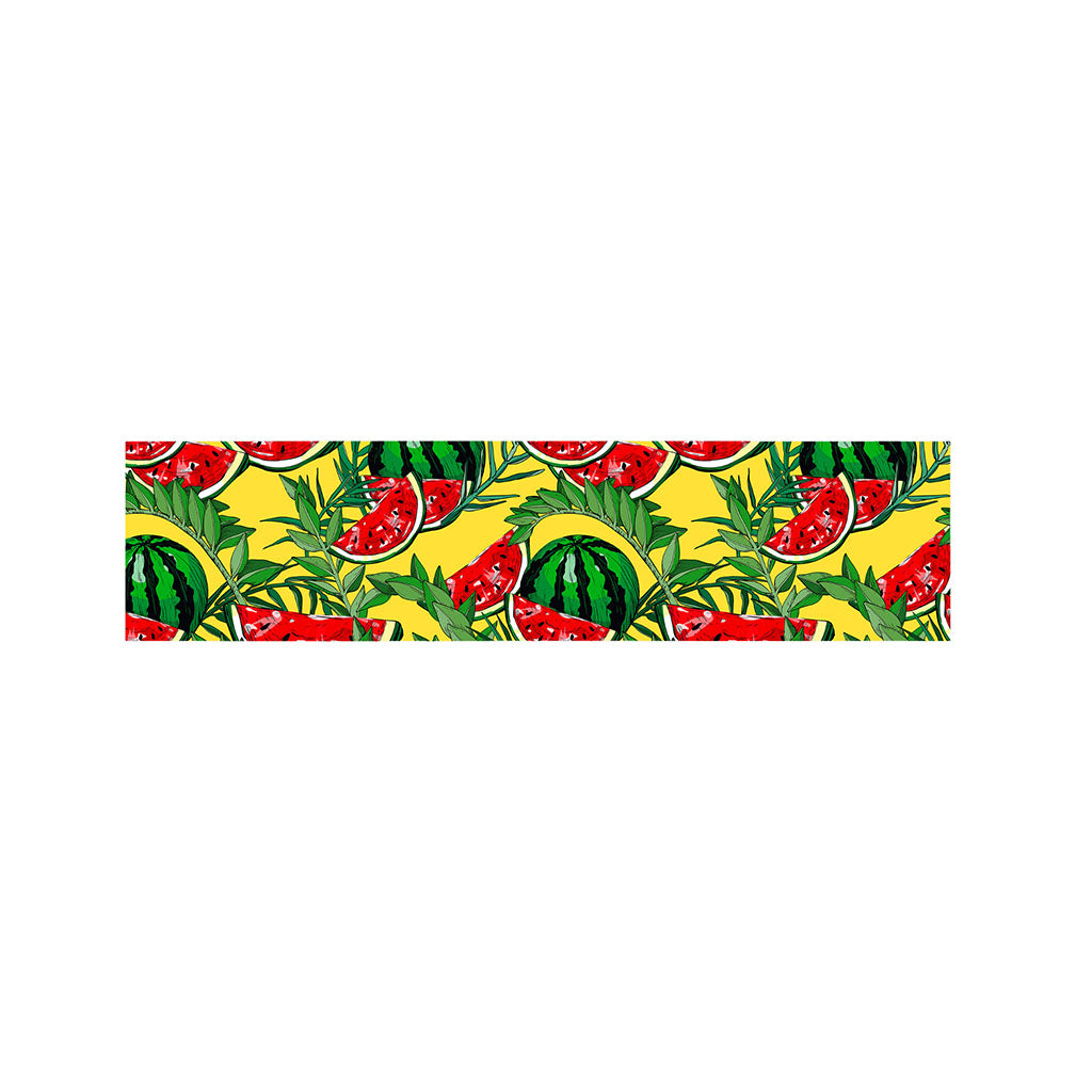 Leaf Watermelon Pieces Pattern Print Bed Runner