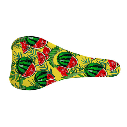 Leaf Watermelon Pieces Pattern Print Bicycle Seat Cover