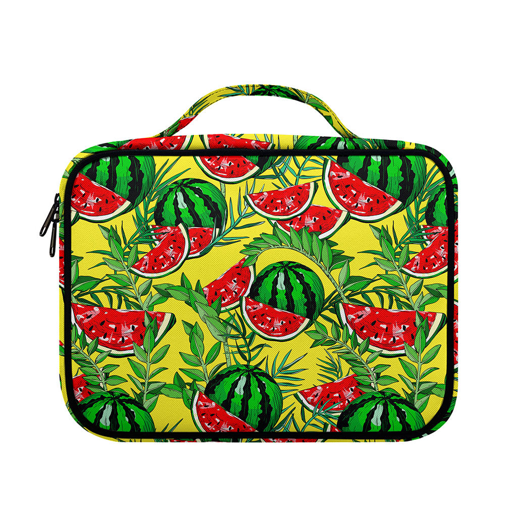 Leaf Watermelon Pieces Pattern Print Briefcase Bible Bag