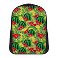 Leaf Watermelon Pieces Pattern Print Casual Backpack