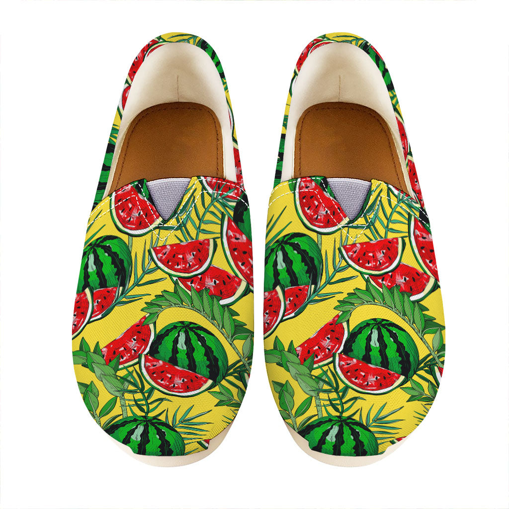 Leaf Watermelon Pieces Pattern Print Casual Shoes