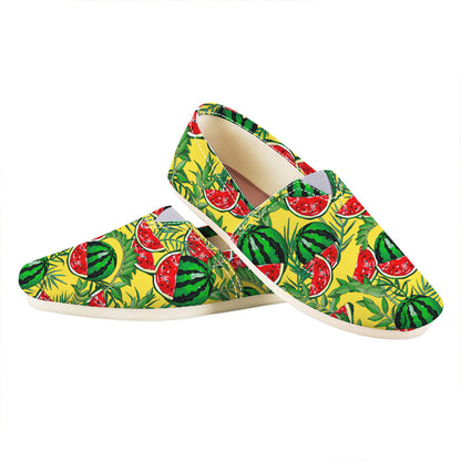 Leaf Watermelon Pieces Pattern Print Casual Shoes
