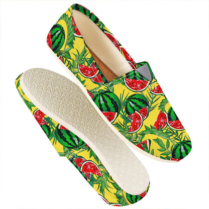 Leaf Watermelon Pieces Pattern Print Casual Shoes